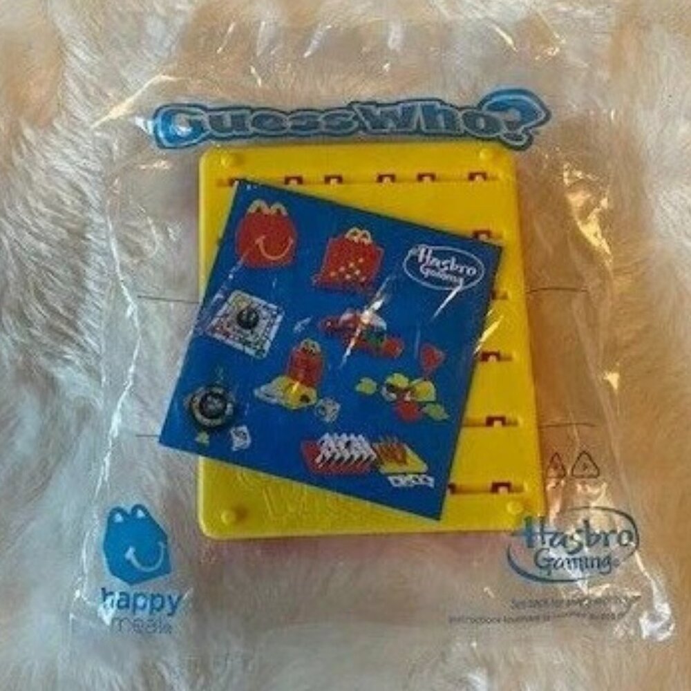 2/$30 McDonald's Hasbro Gaming GUESS WHO? Mini Travel GAME Happy Meal 2018 NIP